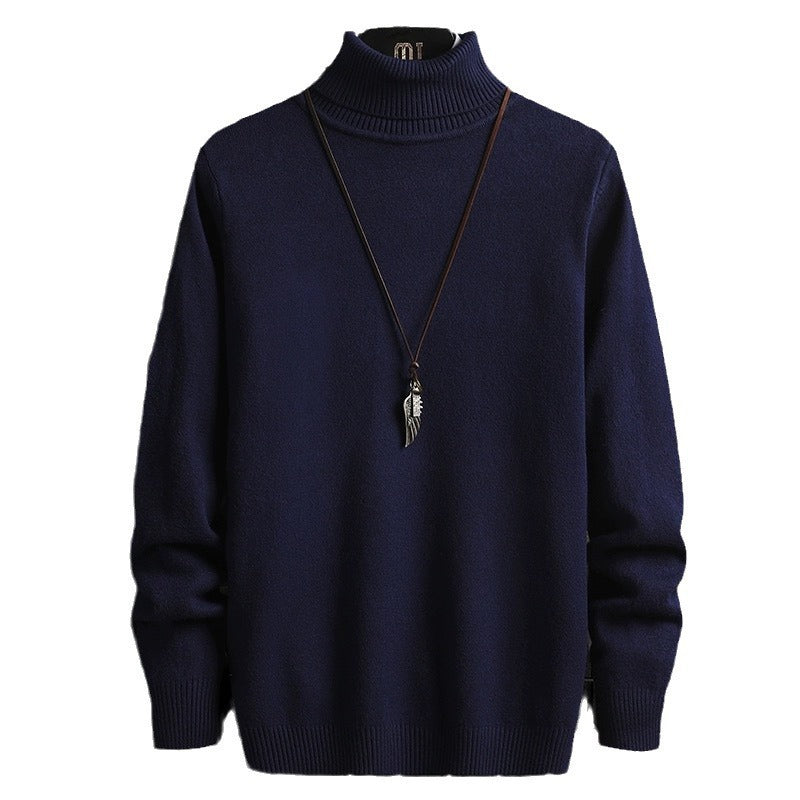 Men's comfortable turtleneck sweater Lisslune