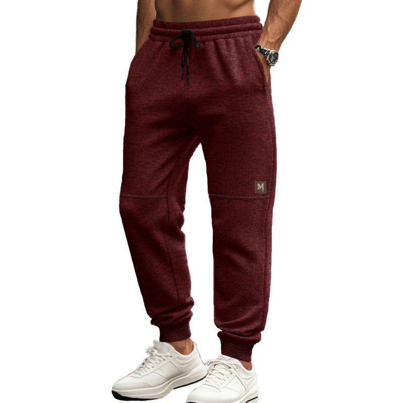 Men's modern jogging pants with elastic waistband and side pockets Lisslune
