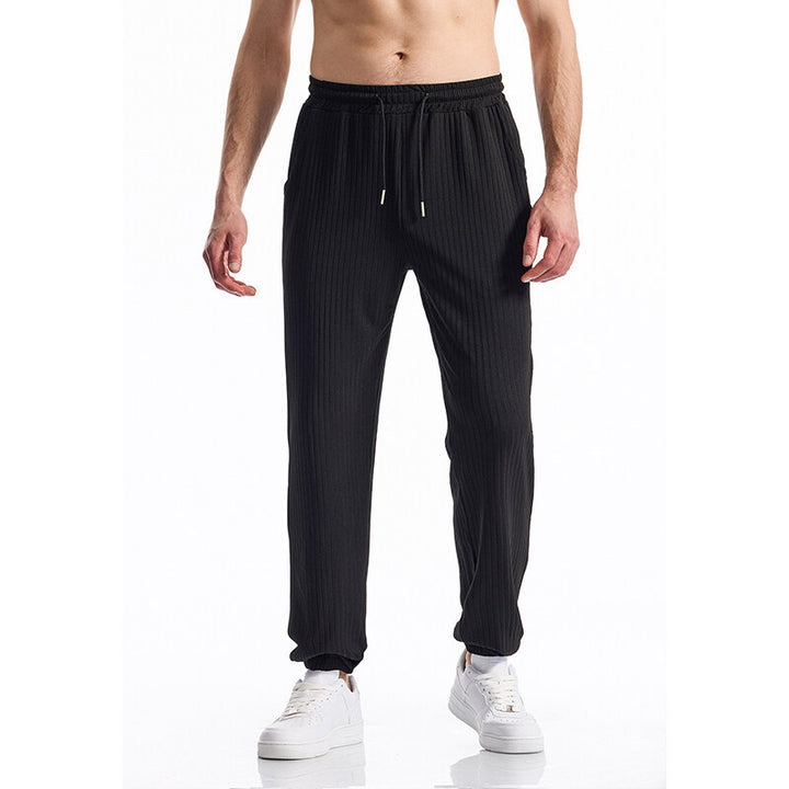 Men's casual jogging pants with elastic waistband and practical pockets Lisslune
