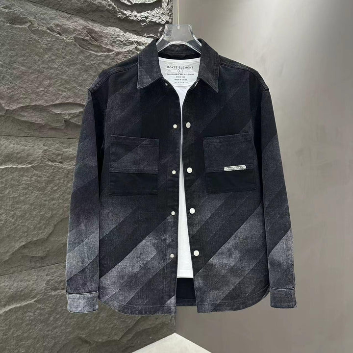 Men's Casual Shirt Jacket with Practical Pockets Lisslune