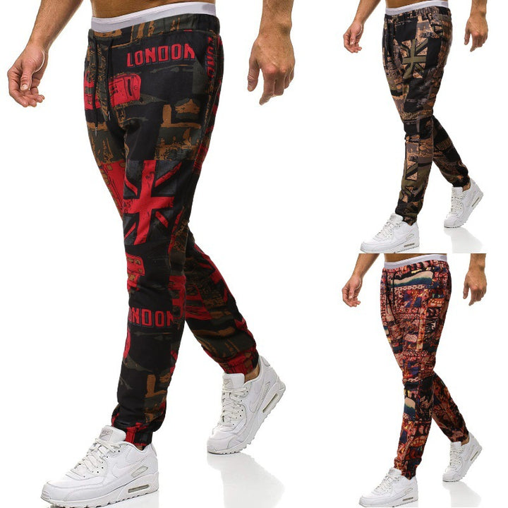 Men's fashionable casual pants with unique London design Lisslune
