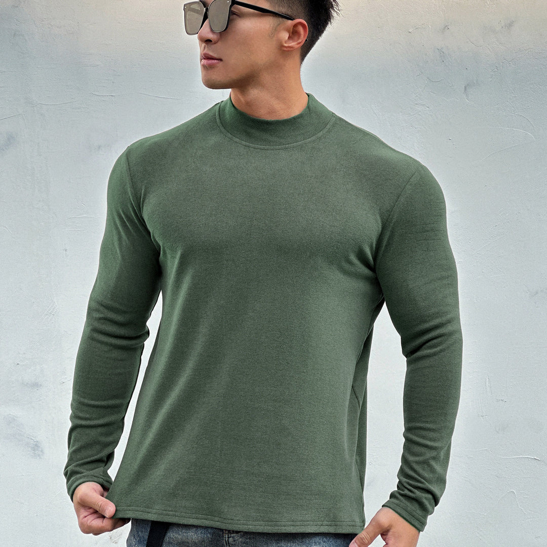 Men's long-sleeve shirt made of breathable cotton blend with sporty cut Lisslune