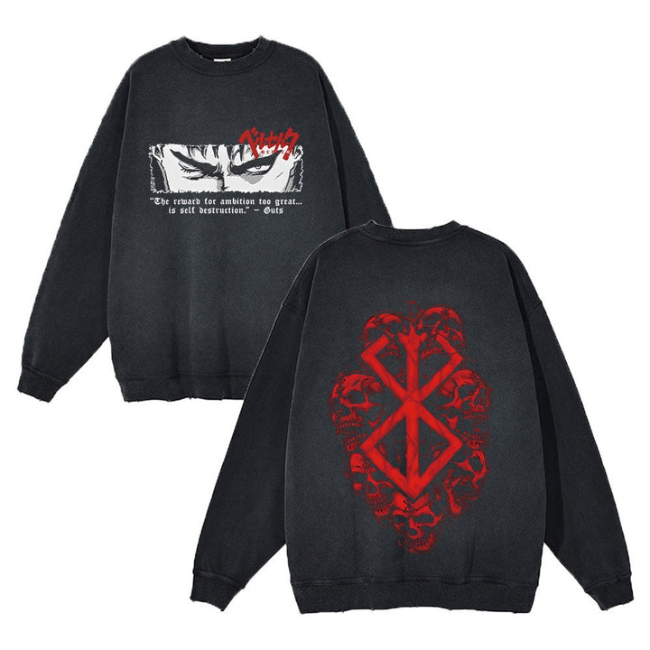 Women's sweatshirt with creative manga design and casual cut Lisslune