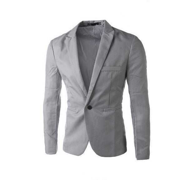 Men's Elegant Blazer with Modern Cut and Fine Details Lisslune