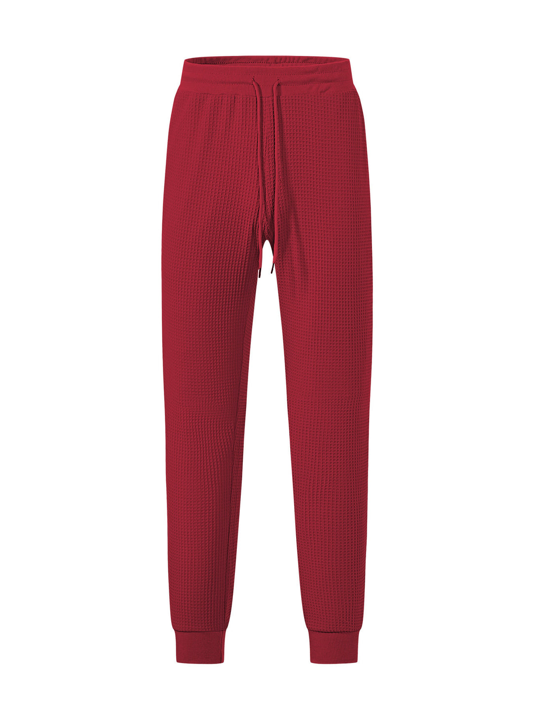 Men's Sporty Waffle Structure Jogging Pants Lisslune