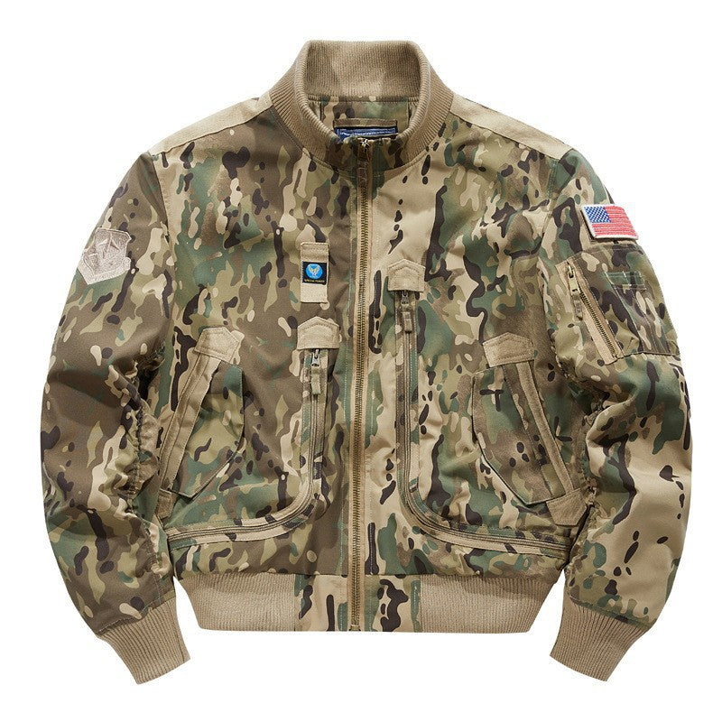 Men's stylish bomber jacket with versatile pockets Lisslune