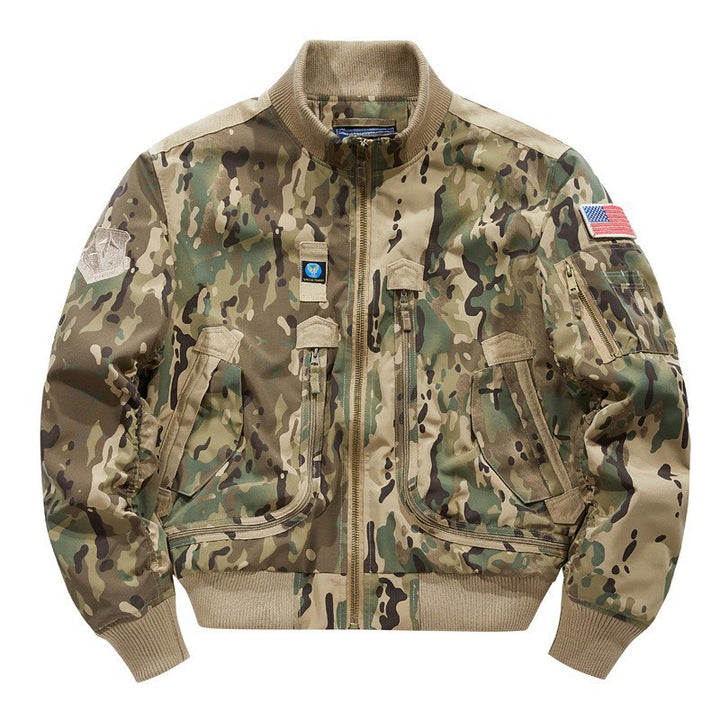 Men's stylish bomber jacket with versatile pockets Lisslune