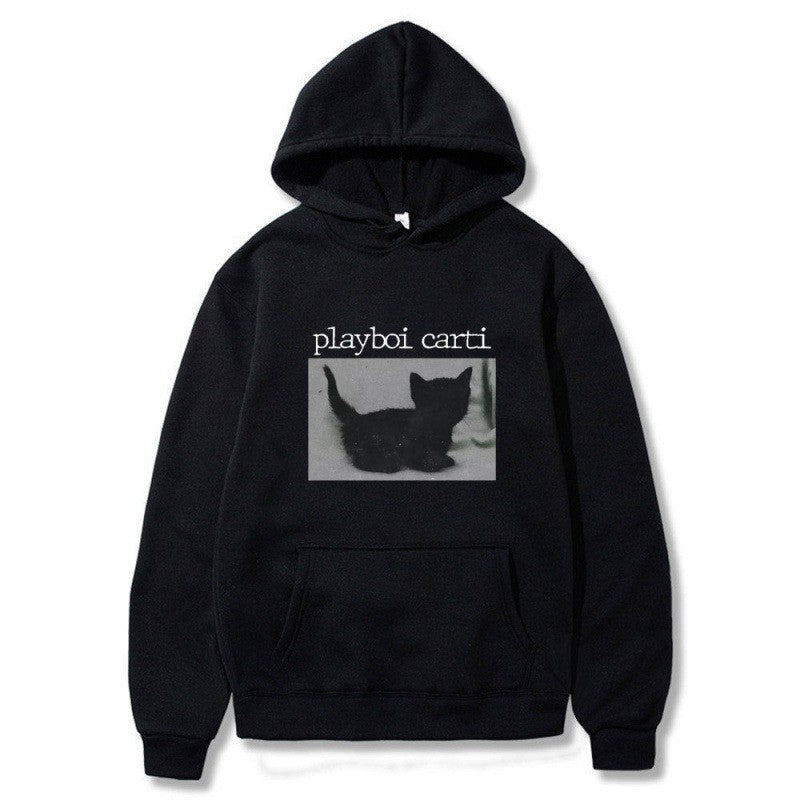 Women's hooded sweatshirt with unique artistic print Lisslune