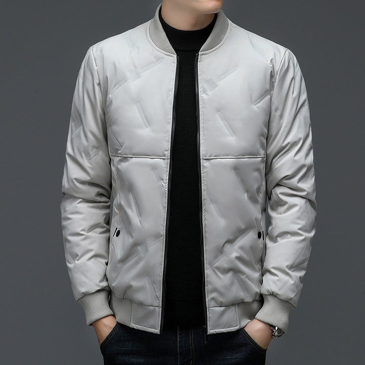 Men's stylish bomber jacket with water-repellent material and elastic cuffs Lisslune
