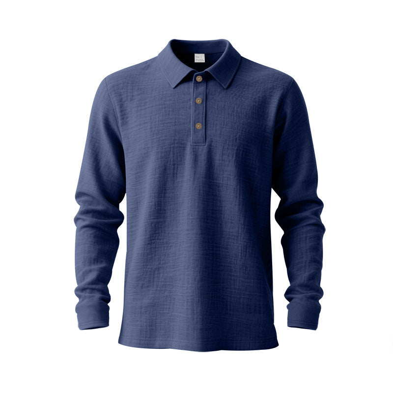 Men's long-sleeve polo shirt Lisslune