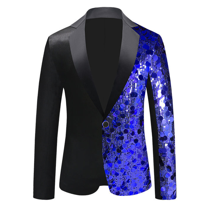Men's Sequin Blazer with Elegant Cut Lisslune