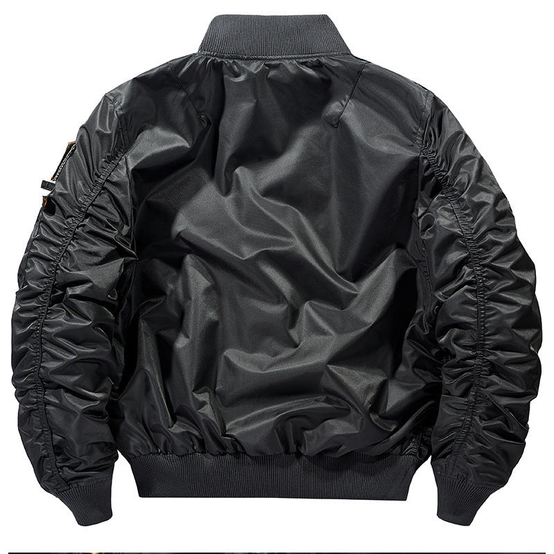 Men's classic bomber jacket with multiple practical pockets Lisslune