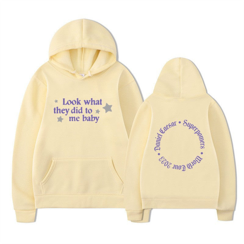 Women's hooded sweatshirt with creative slogan and unique design Lisslune