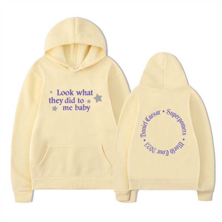 Women's hooded sweatshirt with creative slogan and unique design Lisslune