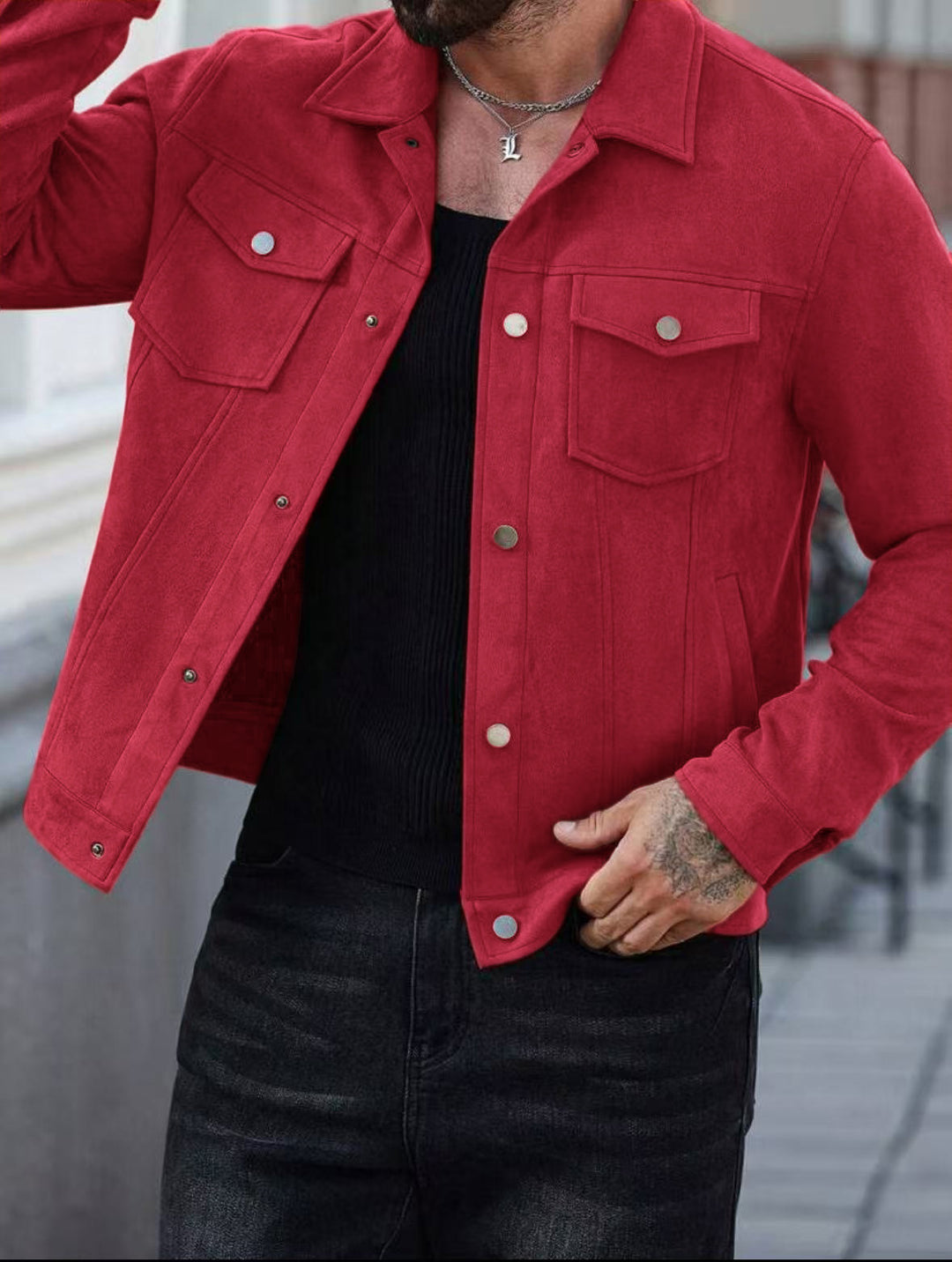 Men's Trendy and Comfortable Suede Jacket Lisslune