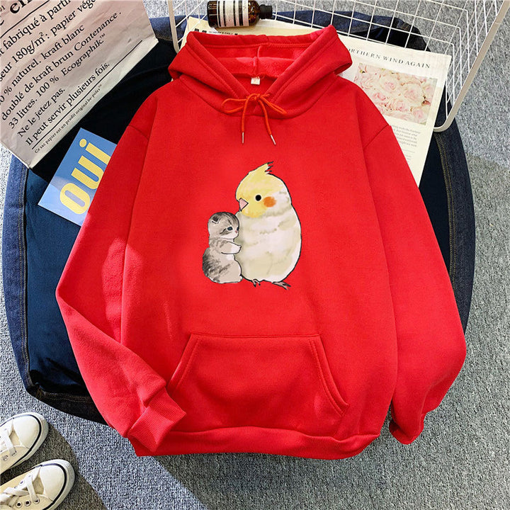 Ladies hoodie with animal motif Lisslune