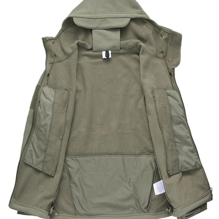 Men's multifunctional outdoor jacket with insulating fleece lining and practical zip pockets Lisslune