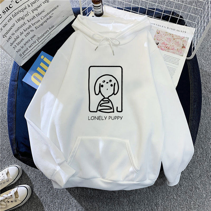 Women's hoodie with creative dog design Lisslune