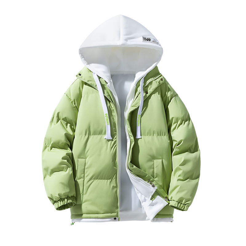 Men's sporty outdoor down jacket with adjustable hood Lisslune