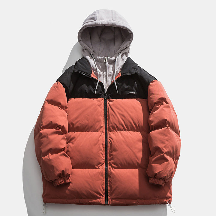 Men's winter jacket with detachable hood and heat-insulating lining Lisslune