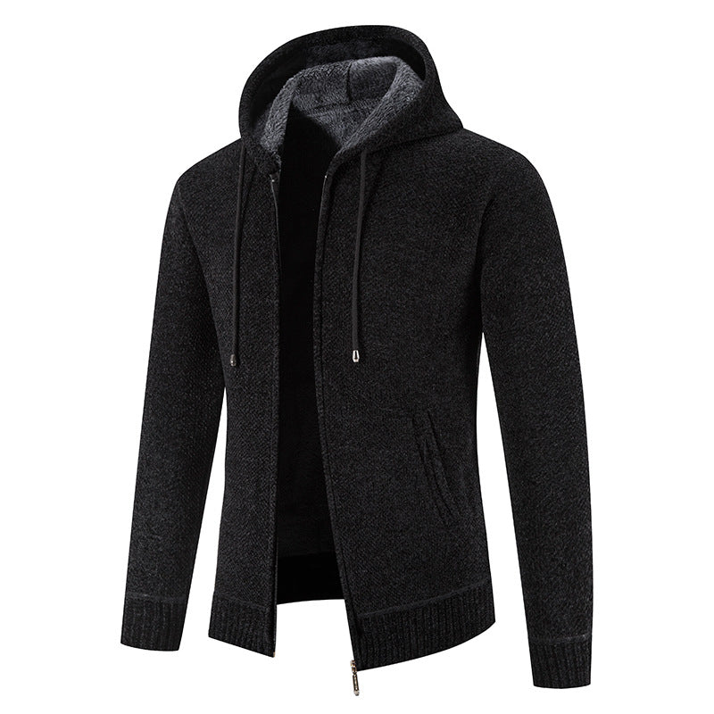 Men's hooded jacket with soft lining and innovative design Lisslune