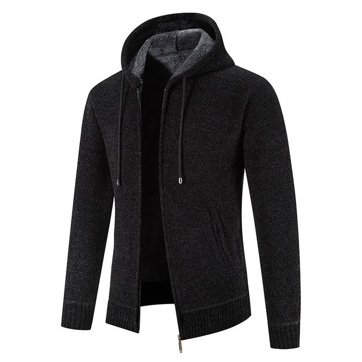 Men's hooded jacket with soft lining and innovative design Lisslune