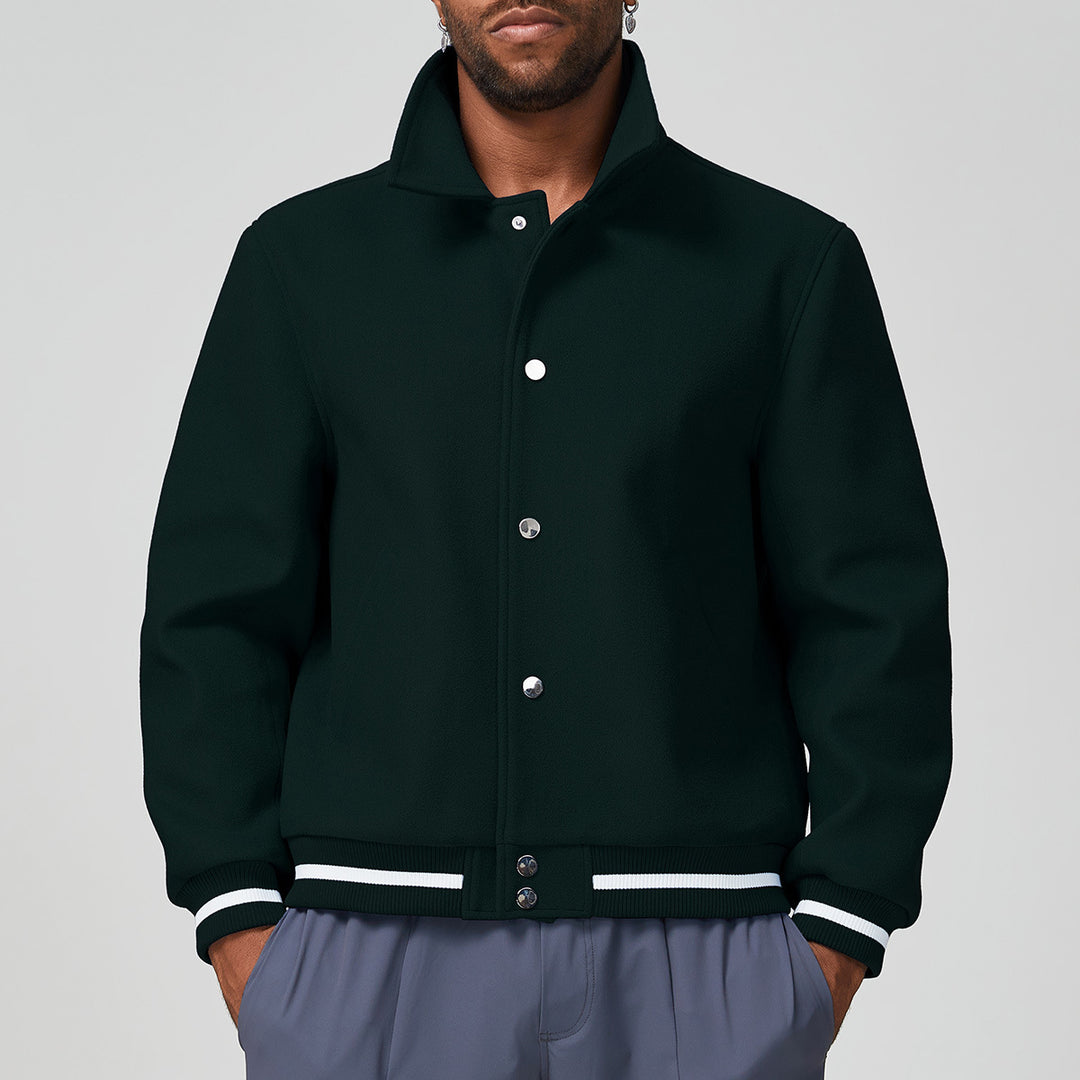 Men's Casual Jacket with Classic Collar Lisslune