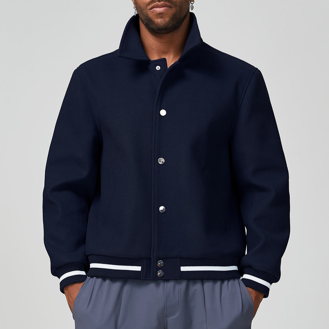 Men's Casual Jacket with Classic Collar Lisslune