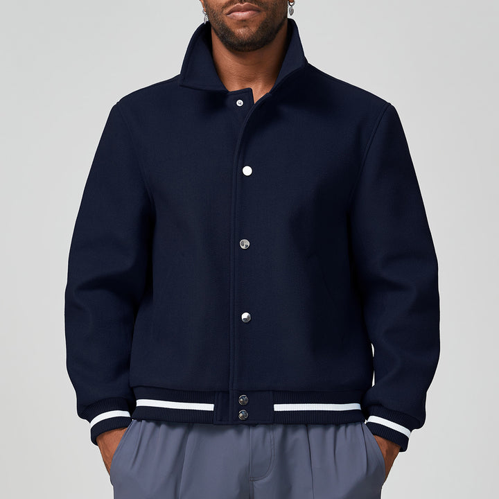 Men's Casual Jacket with Classic Collar Lisslune