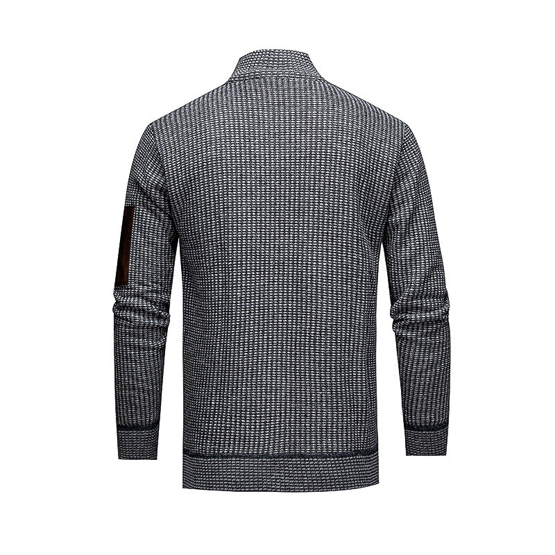 Men's Fashionable Cardigan with Zipper and High-Quality Details Lisslune