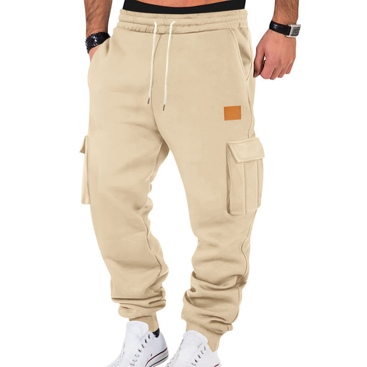 Men's cargo jogging pants with practical pockets and elastic waistband Lisslune