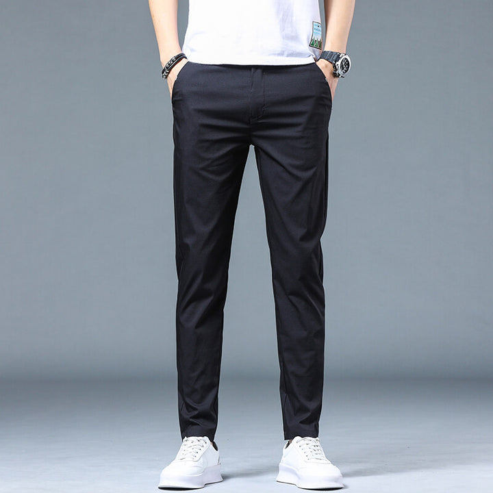 Men's airy leisure pants in modern slim-fit design Lisslune