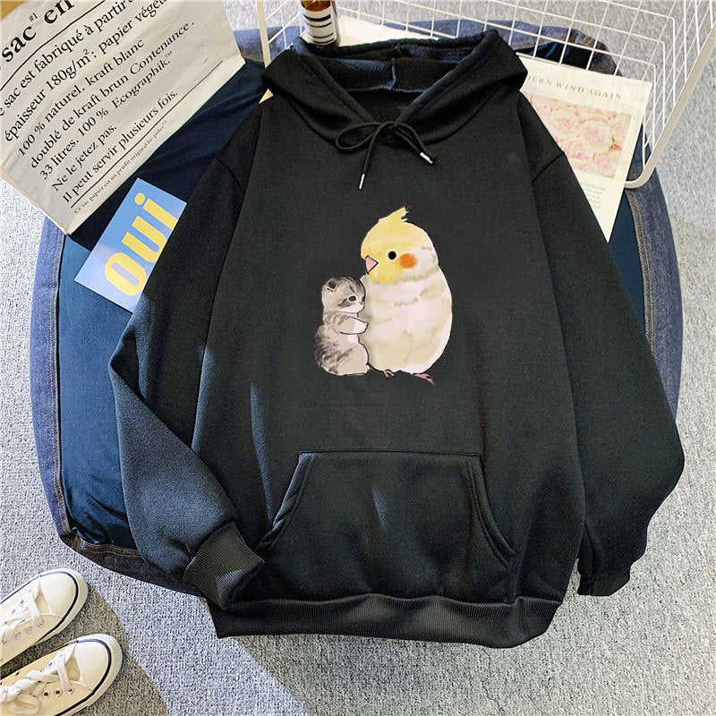 Ladies hoodie with animal motif Lisslune