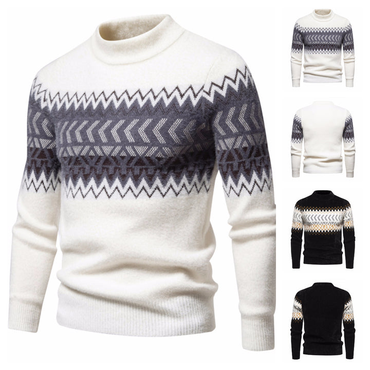 Men's Turtleneck Sweater Lisslune
