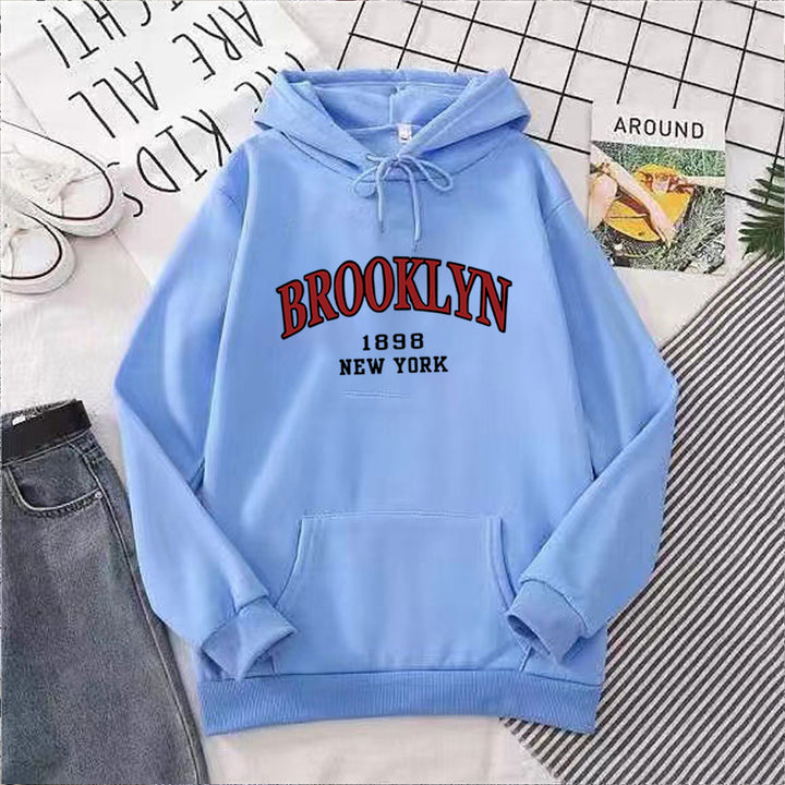Women's hoodie with urban Brooklyn design Lisslune