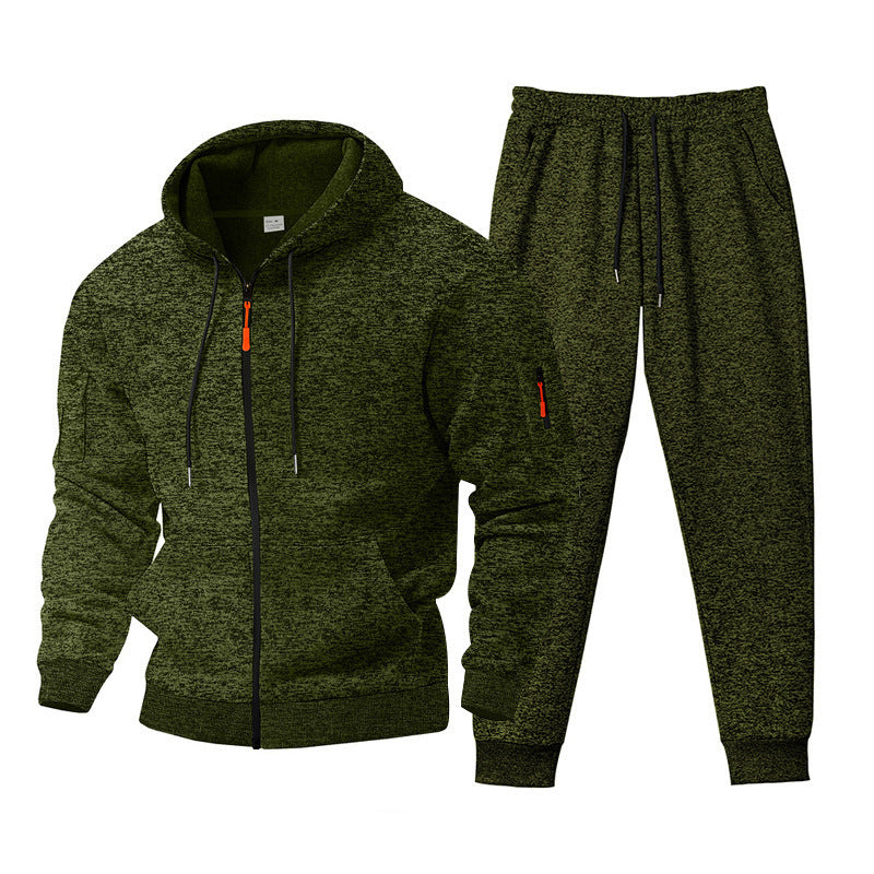 Men's tracksuit with hood and practical pockets Lisslune