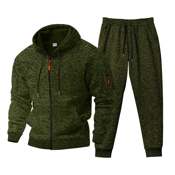 Men's tracksuit with hood and practical pockets Lisslune
