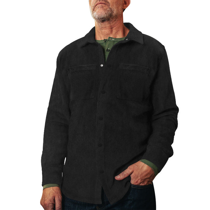 Men's lightweight cotton jacket with double breast pockets Lisslune