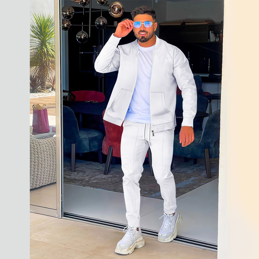Men's sporty outfit with lightly textured design Lisslune