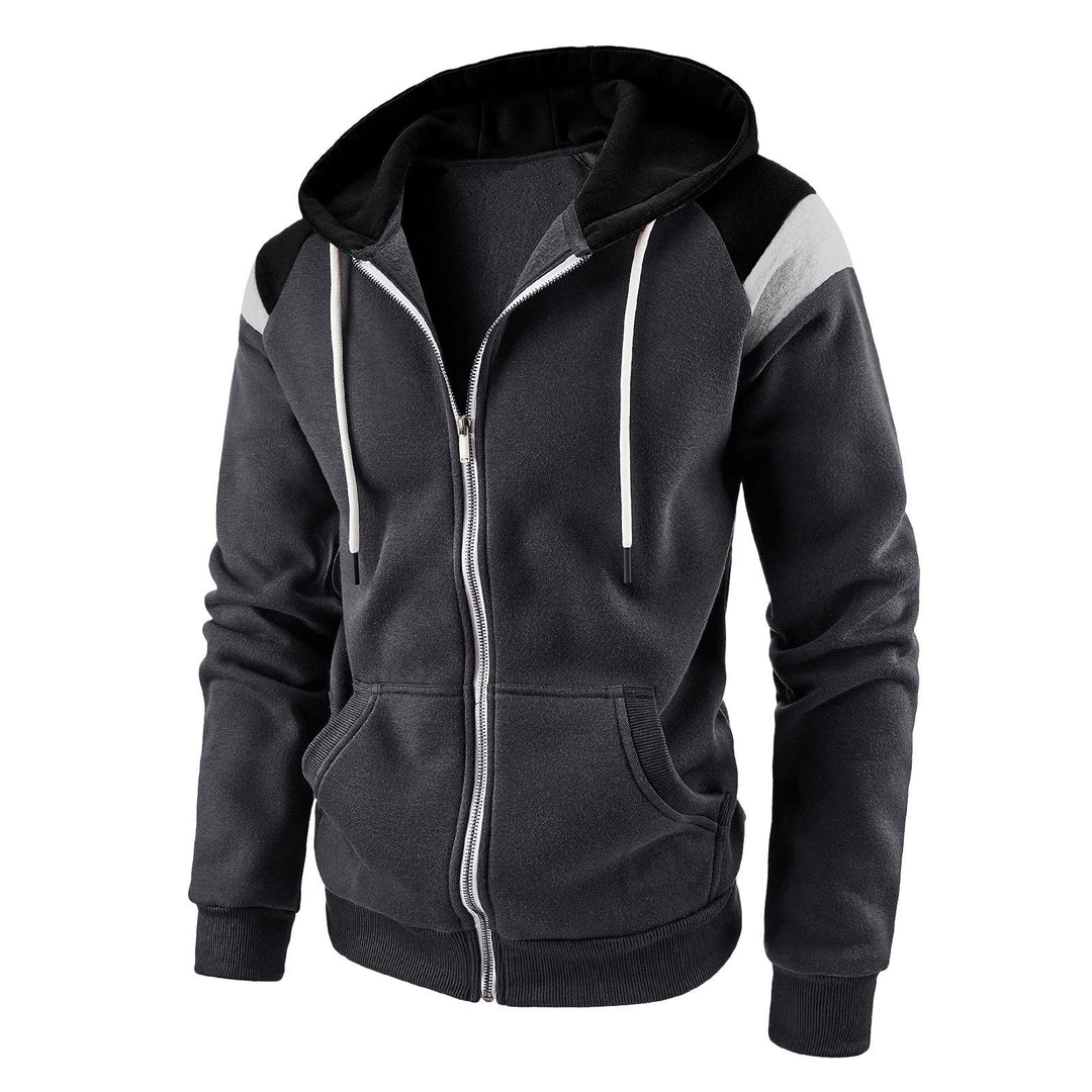 Men's sporty hooded zipper Lisslune