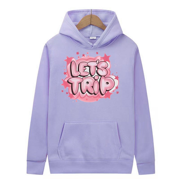 Women's hoodie with stylish graffiti print and comfortable fit Lisslune