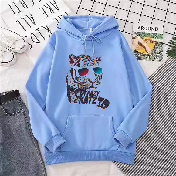 Women's hoodie with stylish tiger motif Lisslune