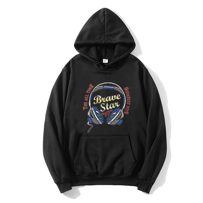 Women's hoodie with striking music design Lisslune
