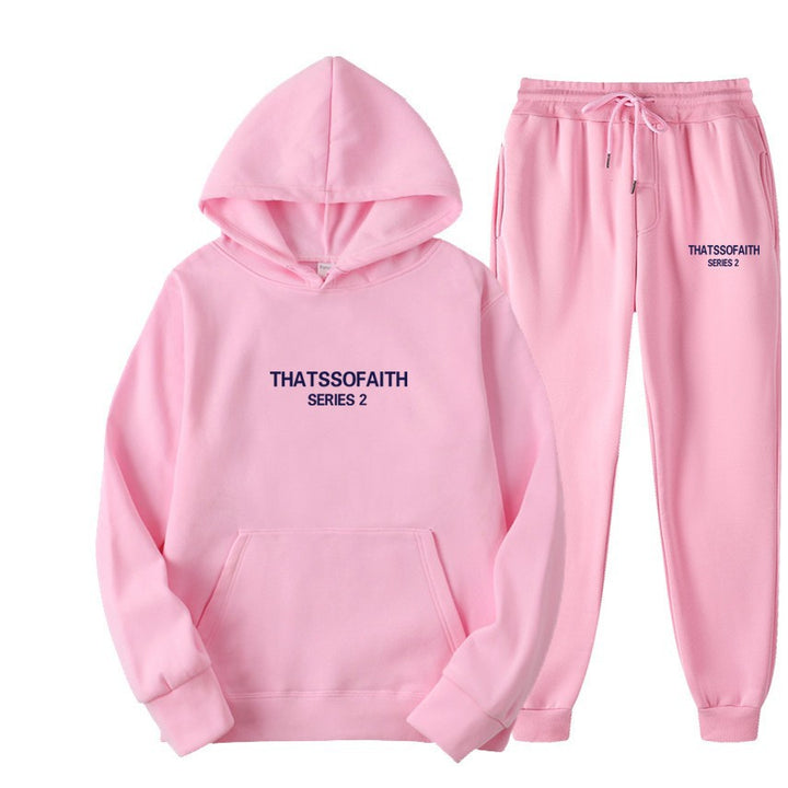 Women's tracksuit with modern hooded sweatshirt and comfortable sweatpants Lisslune