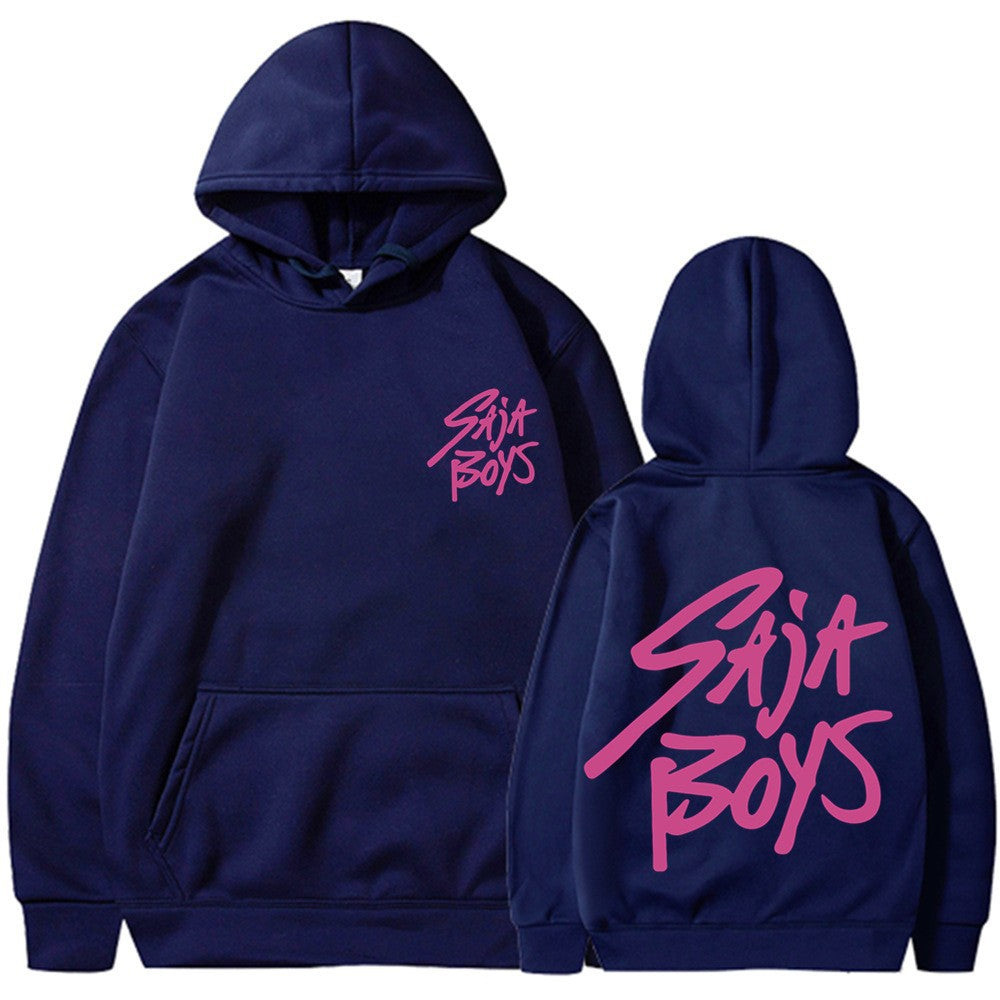 Women's hoodie with distinctive lettering and kangaroo pocket Lisslune