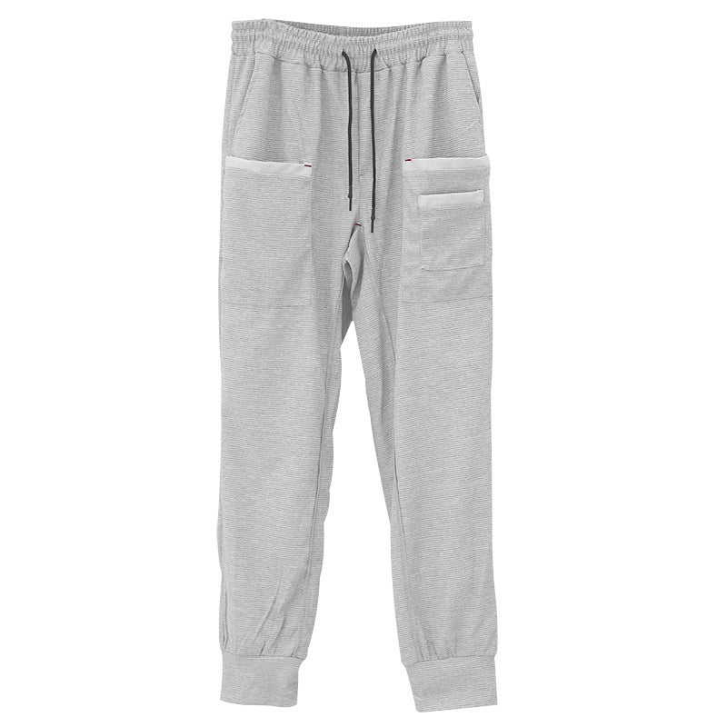 Men's Comfortable and Functional Cargo Pants with Elastic Waistband Lisslune