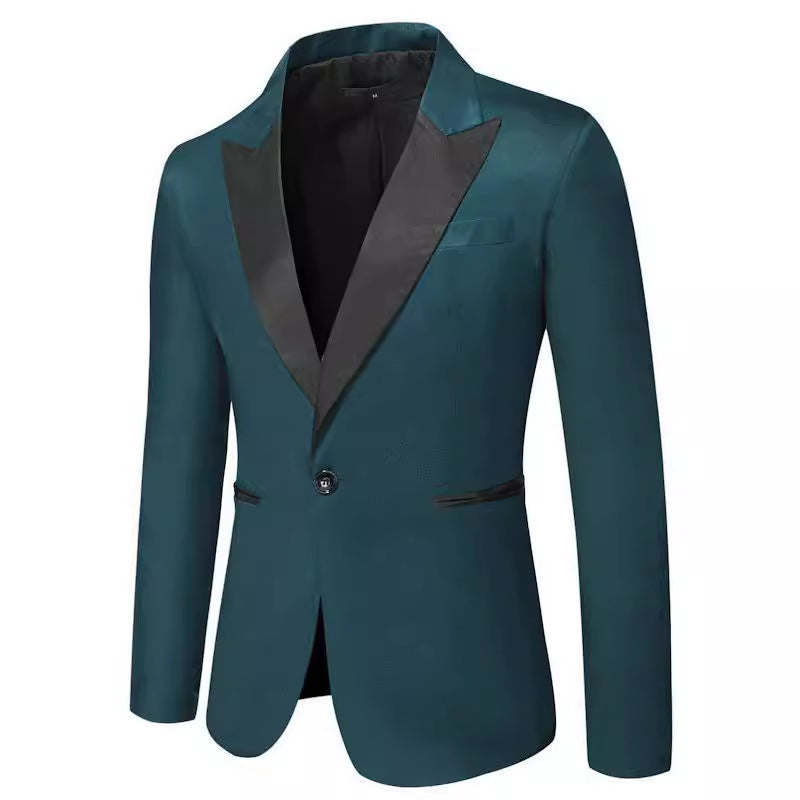 Men's Glamorous Leopard Print Blazer Lisslune