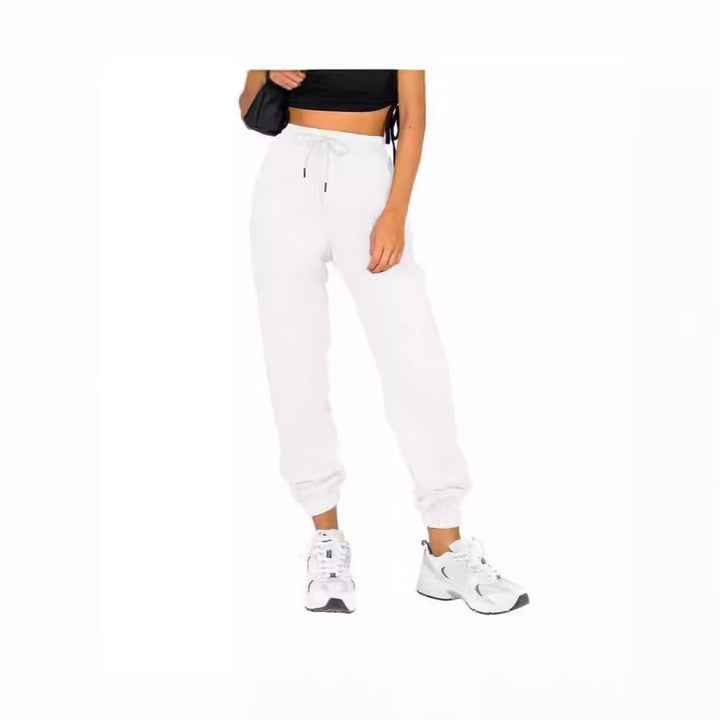 Women Comfortable Relaxed Fit Jogging Pants with Elastic Waistband and Practical Pockets Lisslune