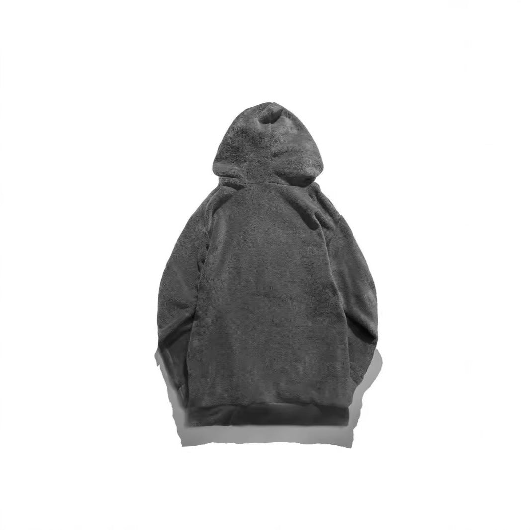 Men's hoodie made of soft fleece with kangaroo pocket Lisslune