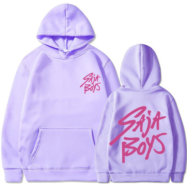 Women's hoodie with distinctive lettering and kangaroo pocket Lisslune